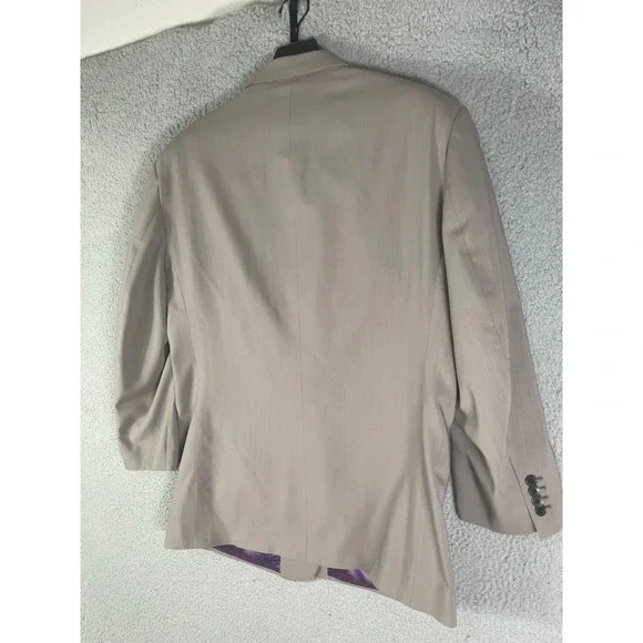 Montopoli Chicago Custom Mens Blazer Jacket Suit Coat Tan 44R